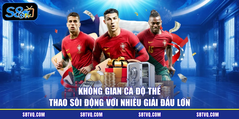 Không gian cá độ thể thao sôi động với nhiều giải đấu lớn